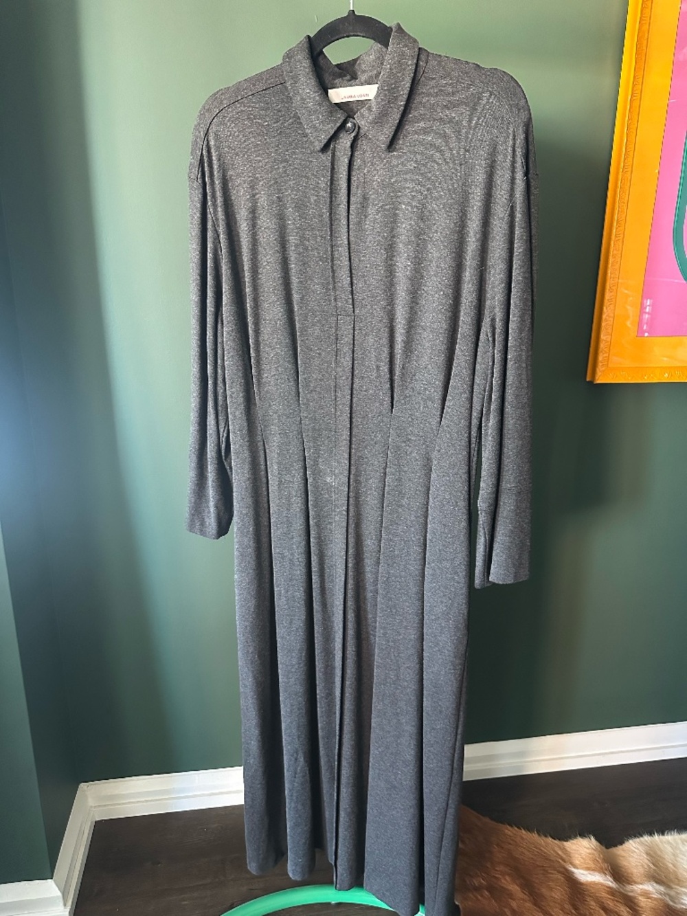 Liviana Conti Grey Midi Dress Size 48 (XL)